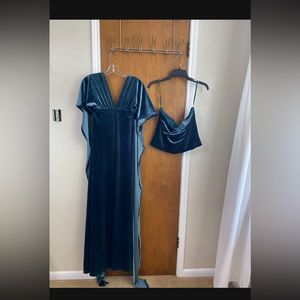 Desert Blue Formal/Bridesmaid Dress